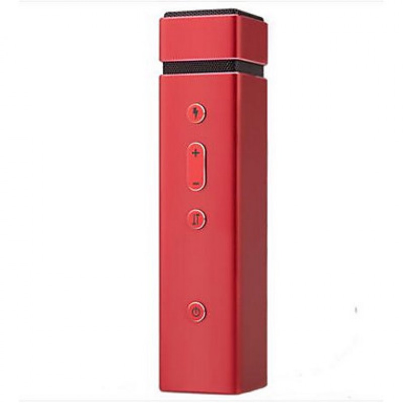 M1 Wired Karaoke Microphone 3.5mm Red For Cellphone