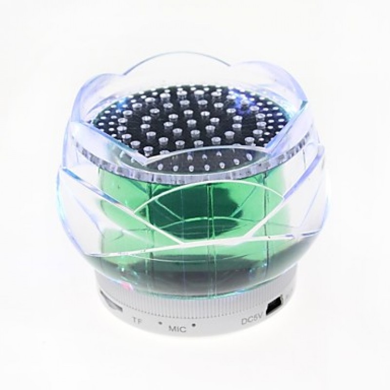 LED Mini Bluetooth Speaker with Mic/TF Card Port  /Mp3/Mp4/ iPhone (RGB)(Assorted Color)  
