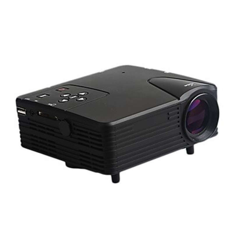 Mini HD Home LED Projector 640x480 with VGA USB SD...