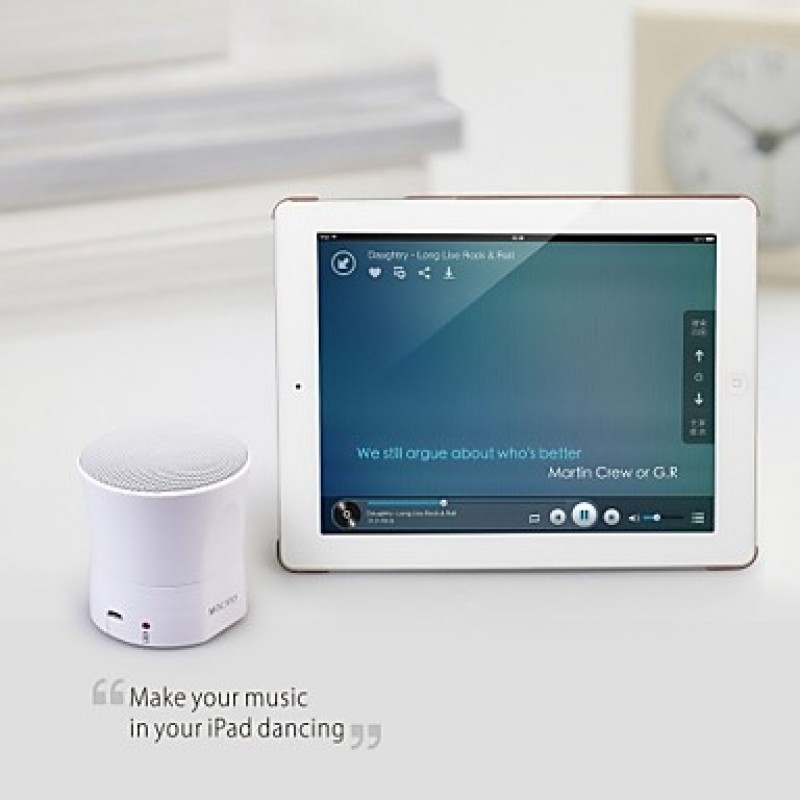 MINI Ultra-Portable Wireless Bluetooth V3.0 Speaker w/ Microphone (Assorted Colors)   