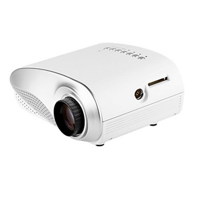 Hottest-sale Mini Portable 1080P FHD 60 Lumens LED Projector With USB SD HDMI Jacket for Entertainment /Business  