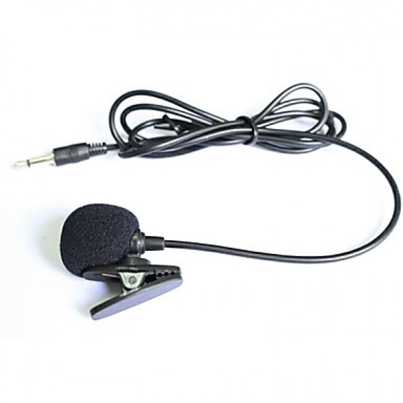 Top Quality Cardioid Lapel Tie Clip-on Lavalier Condenser Microphone 1/8"(3.5mm) Plug