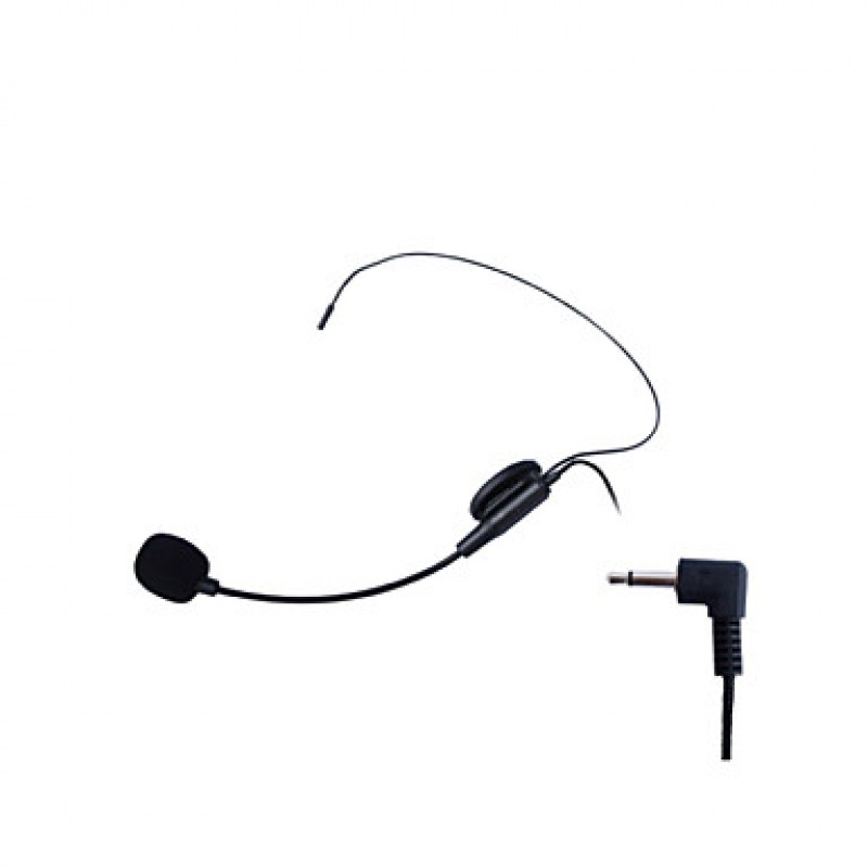 Top Quality Cardioid Condenser Headworn Headset Microphone with Flexible Wired Boom 1/8"(3.5mm) Plug
