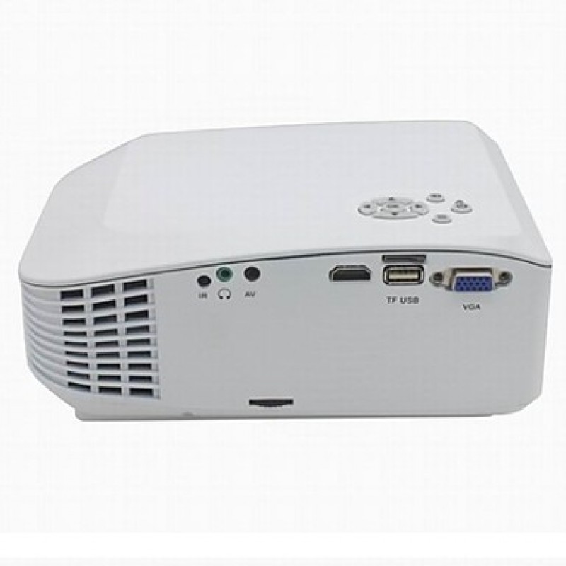 1000LM 800 x 600 Pixels TF Card / USB / HDMI / AV / VGA Input for Home Movies / Education  