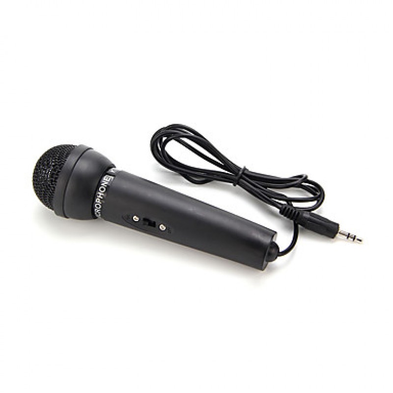 Hot saleAudio Sound Recording Condenser Microphone with Shock Mount Holder Clip with locking knob 3.5mm aux jack Mobile phone microphone