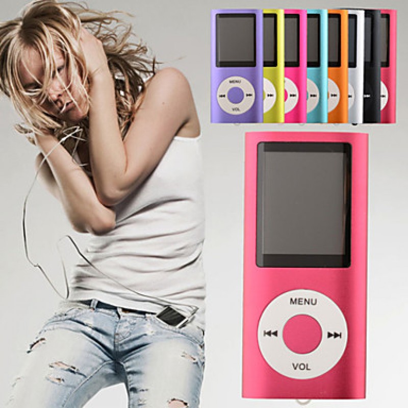 8GB Slim Mp3 Player With 1.8" LCD Screen FM Radio Video Games Movie