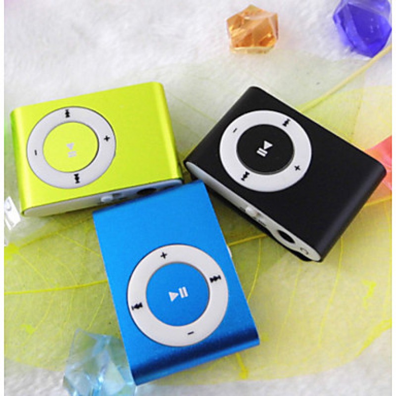 1-8GB Support Micro SD TF Fashion Mini Clip Metal USB MP3 Music Media Player