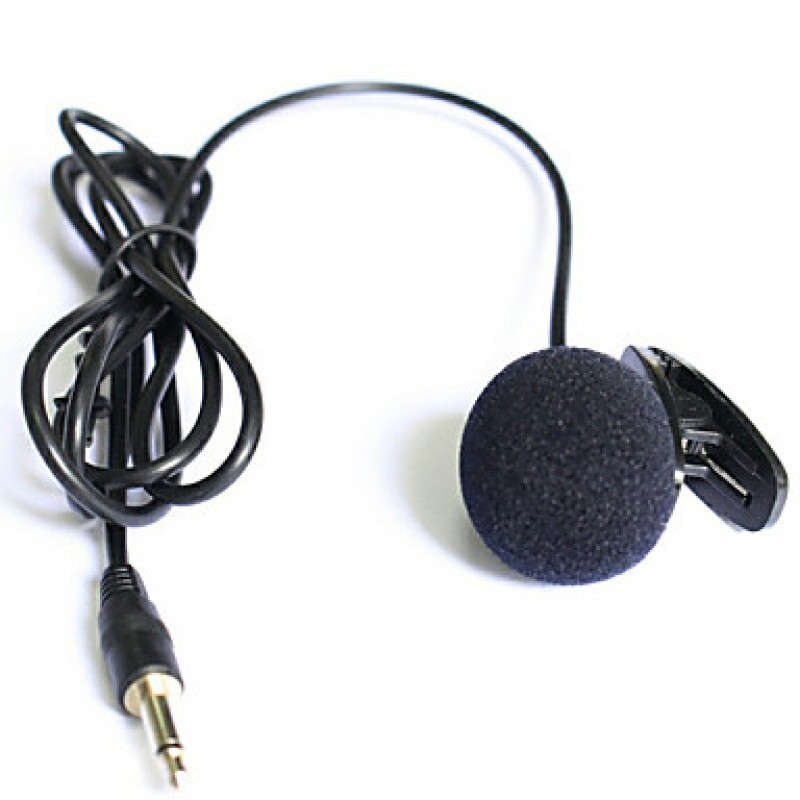 Top Quality Cardioid Lapel Tie Clip-on Lavalier Condenser Microphone 1/8"(3.5mm) Plug
