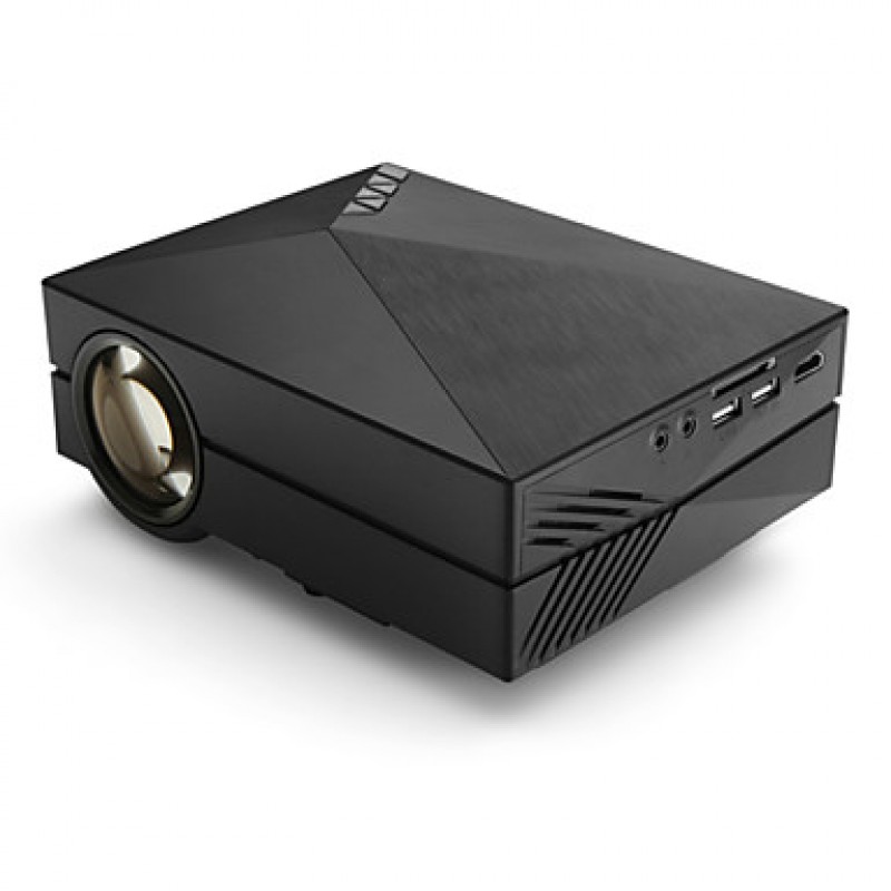 1080P Mini LCD Projector Portable Support AV/SD/USB/HDMI/VGA - G60 Home Cinema Theater Interface Video Games Movie  