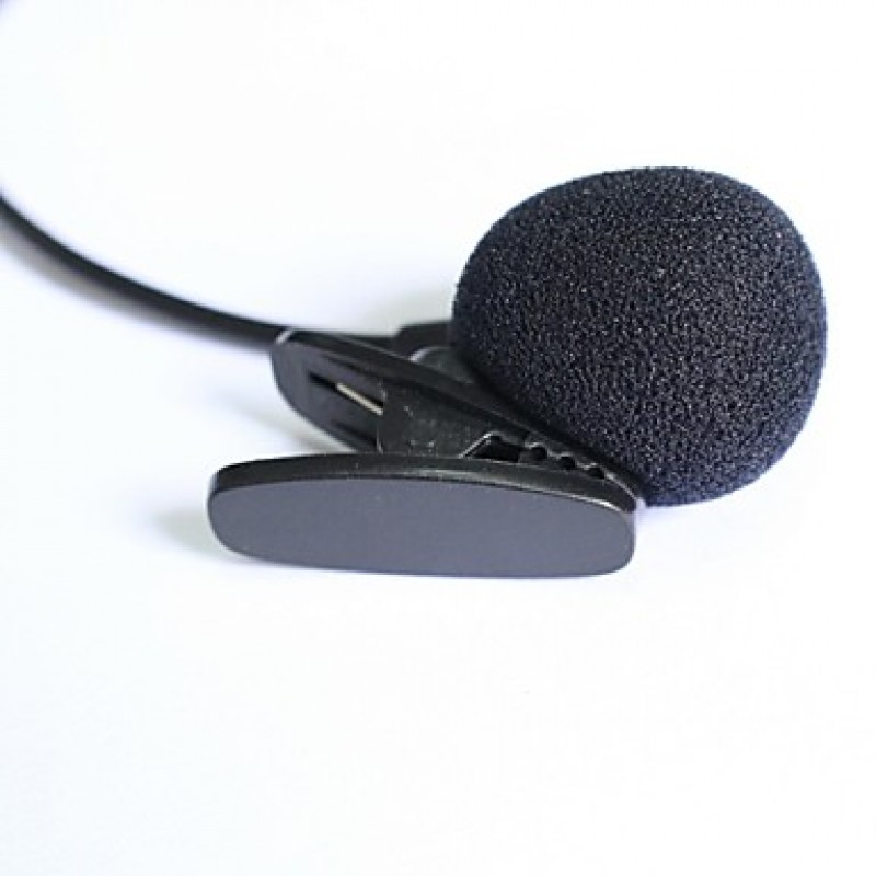 Top Quality Cardioid Lapel Tie Clip-on Lavalier Condenser Microphone XLR 3PIN