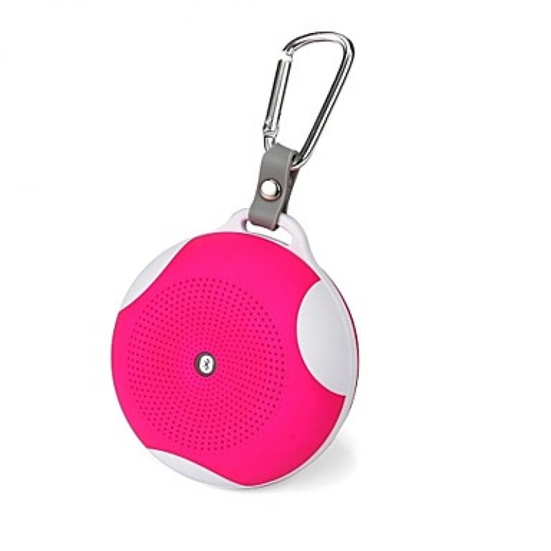 BTS-06 Super Mini Portable Hands-free Bluetooth Wireless Speaker with Metal Buckle Support TF Card  