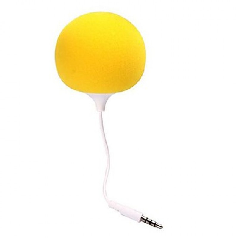 Soft Ball 3.5mm Plug Mini Audio Dock Speaker for iPhon iPod PC And Mobile Phone(Assorted Colors)  