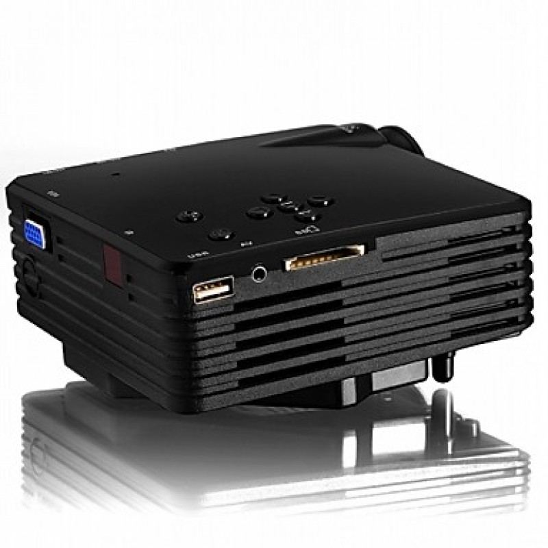 Micro Projector EMP Series GP7S,With HDMI/USB/SD/Video All in One for Video Game  