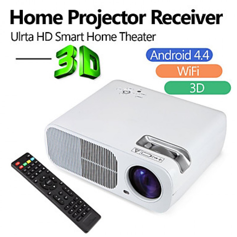 Android WIFI LED 1080P Home Theater Business Projector 2000 Lumens 1024x768 16:9 1080p VGA USB SD HDMI Input  