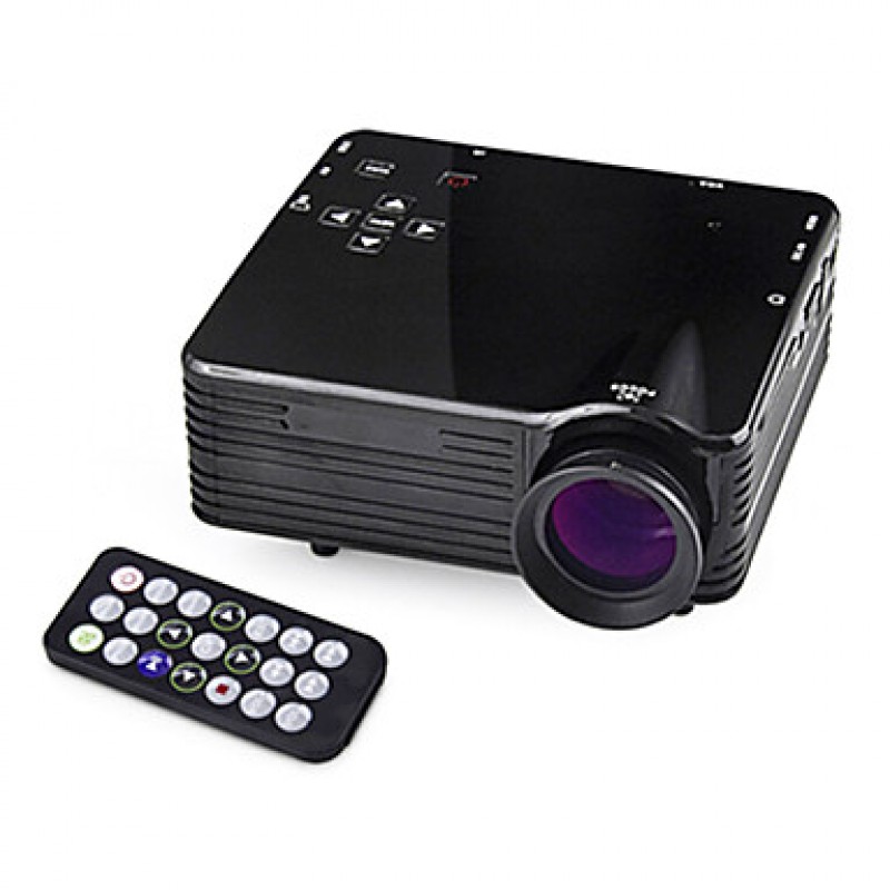 Mini HD Home Super Bright LED Technology Projector , PC Laptop VGA USB SD HDMI  