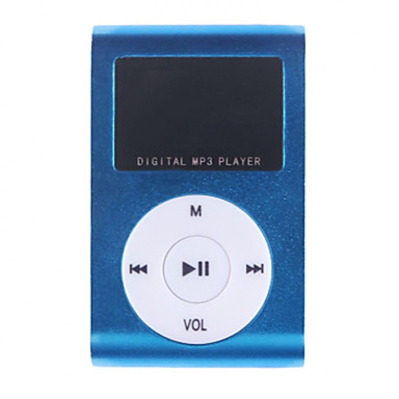 1.2 Inch OLED TF Card Reader MP3 Music Player with Clip