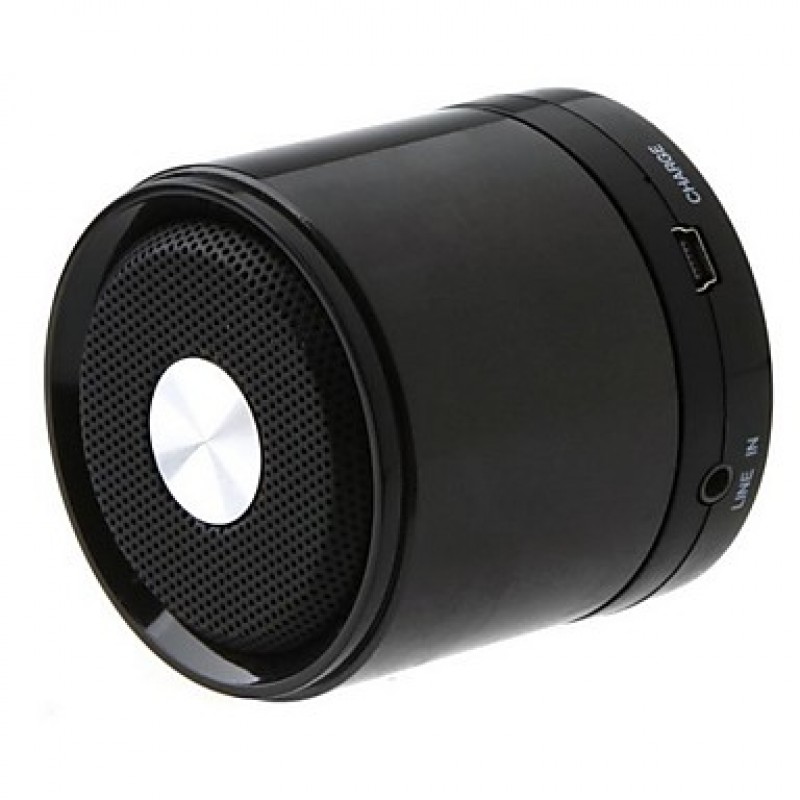 Mini Speaker Portable Bluetooth Wireless Speaker Stereo LINE IN Black Sound Box Music Player   