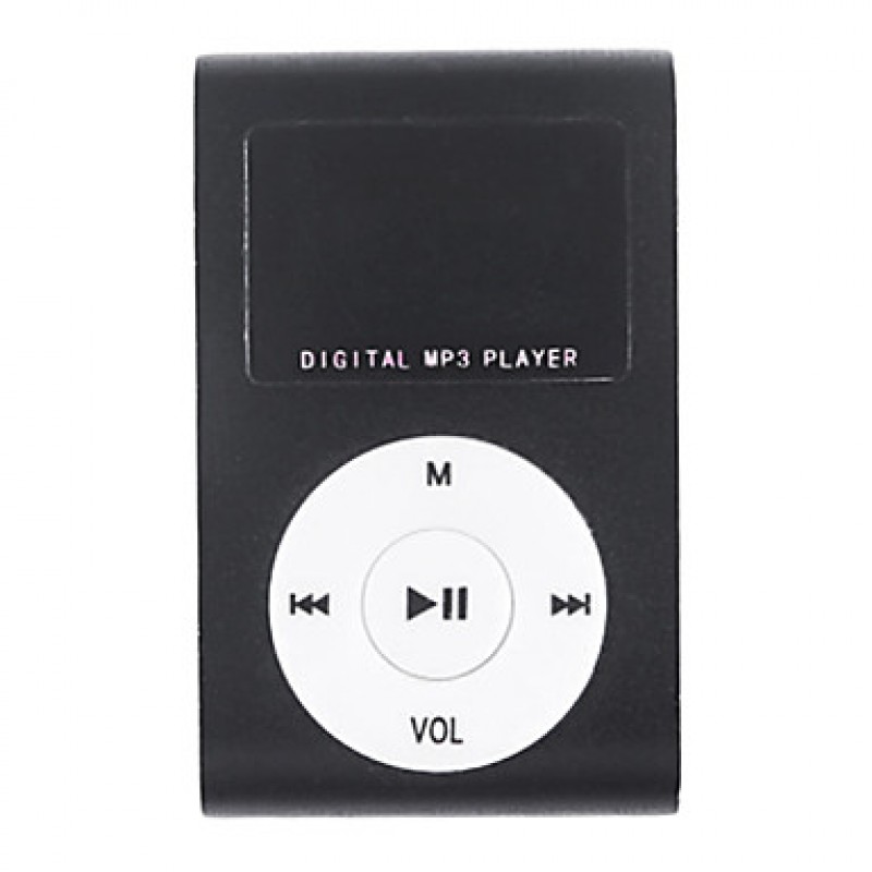 1.2 Inch OLED TF Card Reader MP3 Music Player with Clip