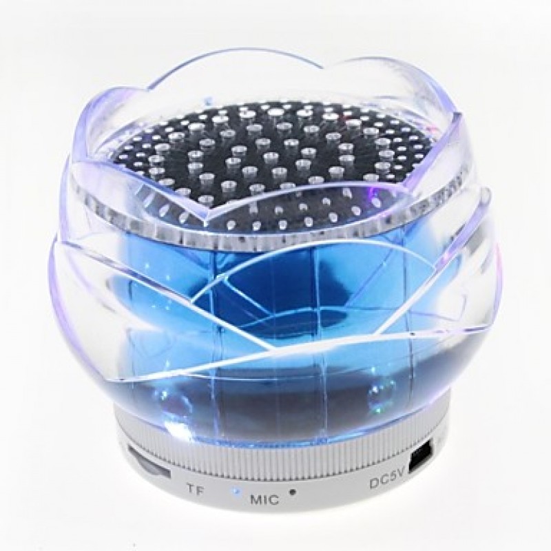 LED Mini Bluetooth Speaker with Mic/TF Card Port  /Mp3/Mp4/ iPhone (RGB)(Assorted Color)  