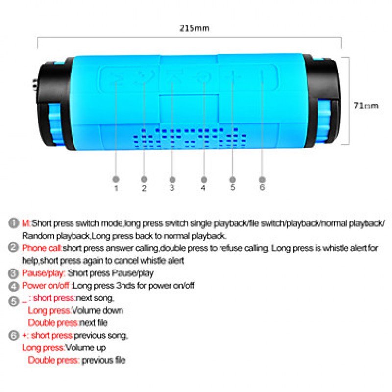 X18 20W 4.0Version Bluetooth Speaker with 10000Mah Recharge Battery Wireless Speakers  