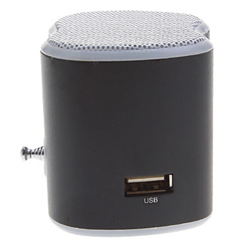 Mini Portable Stereo Music Speaker (Support USB/TF Card FM)  