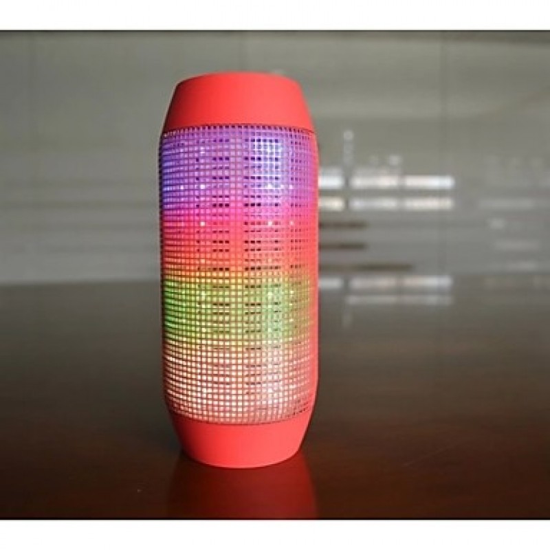 HOT Perfect Fashionable Colorful Lights Pulse Portable Bluetooth Speaker  