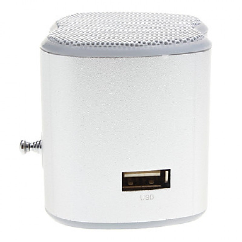 Mini Portable Stereo Music Speaker (Support USB/TF Card FM)  