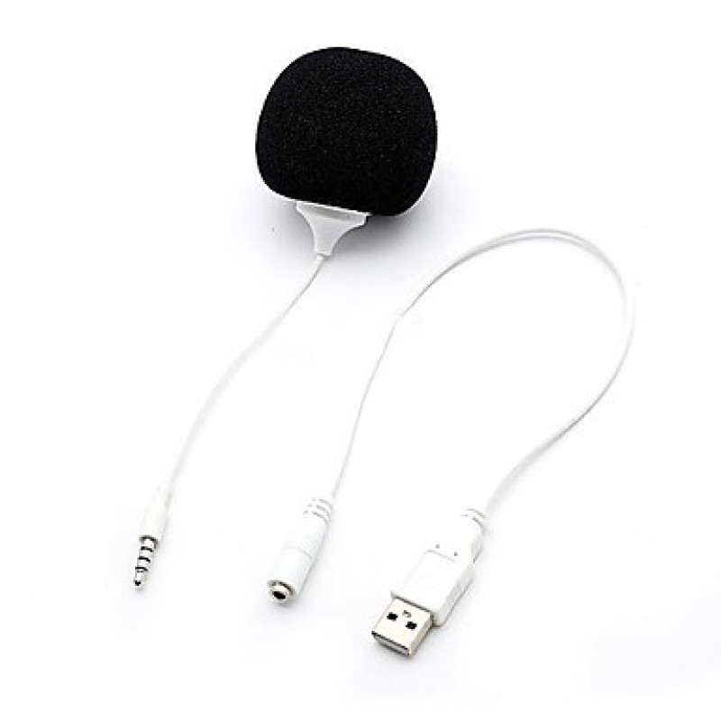 Soft Ball 3.5mm Plug Mini Audio Dock Speaker for iPhon iPod PC And Mobile Phone(Assorted Colors)  