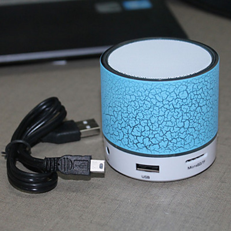 LED MiNi Bluetooth Speaker Micro SD Mic USB AUX Portable Handfree for iPhone Samsung and Other Cellphone  