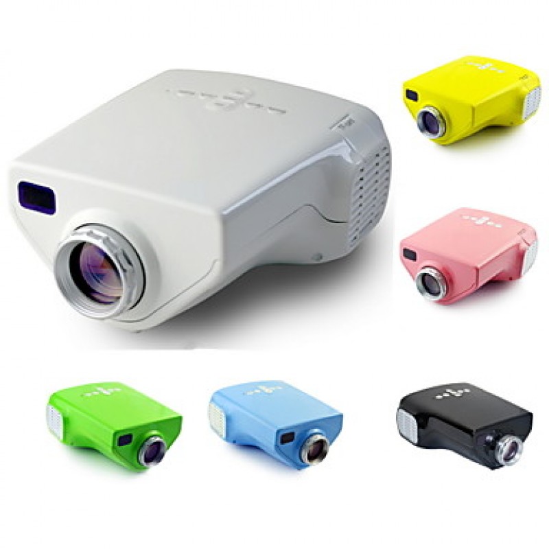 HVGA  LCD Mini Projector  HDMI, USB, TF, TV, AV(E0...