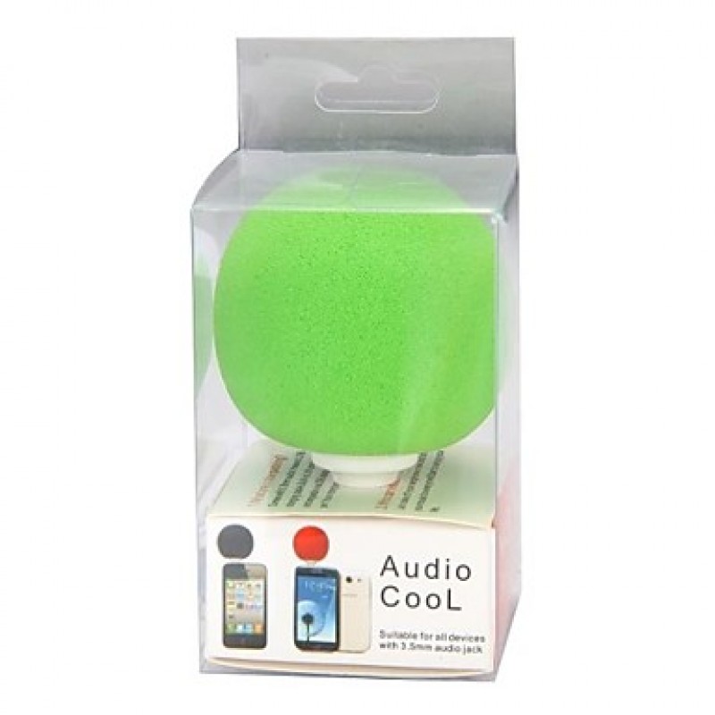 Cute Portable Mini 3.5mm Audio Jack Cool Music Ball Speaker Player Clear Sound Music(Assorted Colors)  