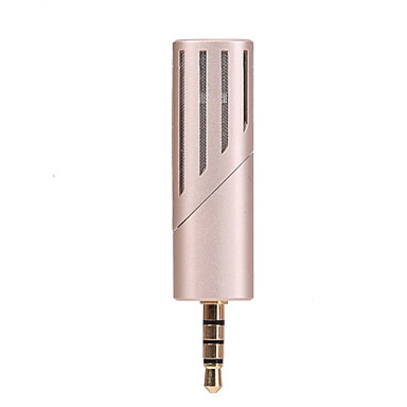 Professional Mic Super small size rotatable R1 Mini Condenser Microphone Mobile Phone Microphone Record for talk recording