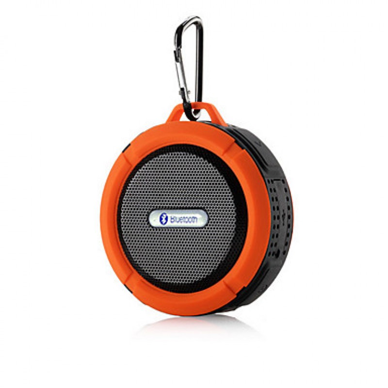 Portable Waterproof Bluetooth 3.0 SpeakerFor Outdoor/Shower with Built-in Microphone & Suction Cup