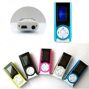 8G MiniSlim Clip USB MP3 Music Media Player LCD Sc...