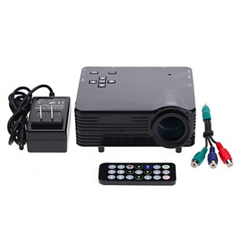 LED1018 Newest Home Theater Projector LED Multimedia Portable Video Pico Micro Mini Projector  