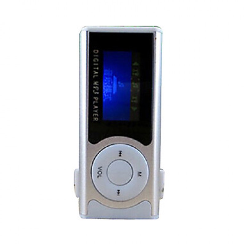 8G MiniSlim Clip USB MP3 Music Media Player LCD Screen