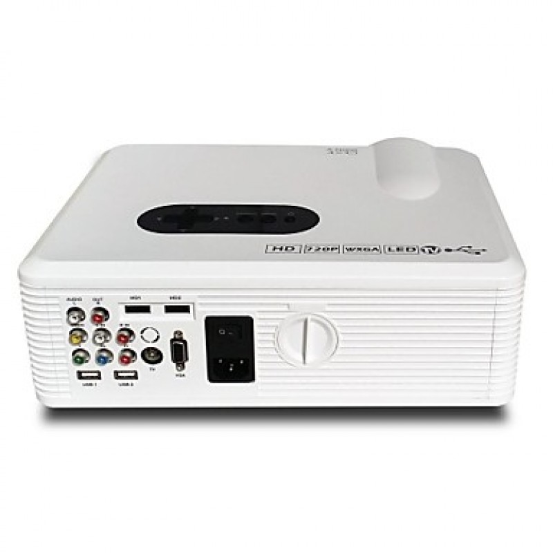 CL720 HD LCD Projector Led Lighting with 2HDMI 2USB Speakers  