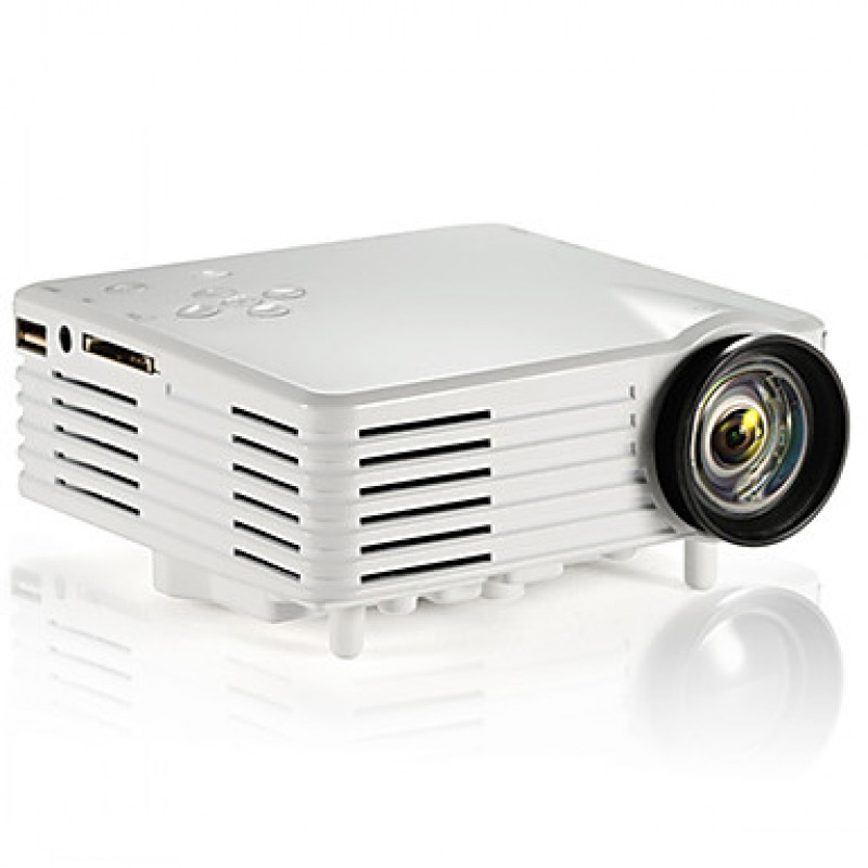 Micro Projector EMP Series GP7S,With HDMI/USB/SD/Video All in One for Video Game  