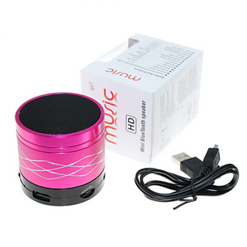 B06 MiNi Bluetooth Speaker MicroSD TF Mic USB  Portable Handfree for iPhone Samsung and Other CellphoneAssorted Color)  