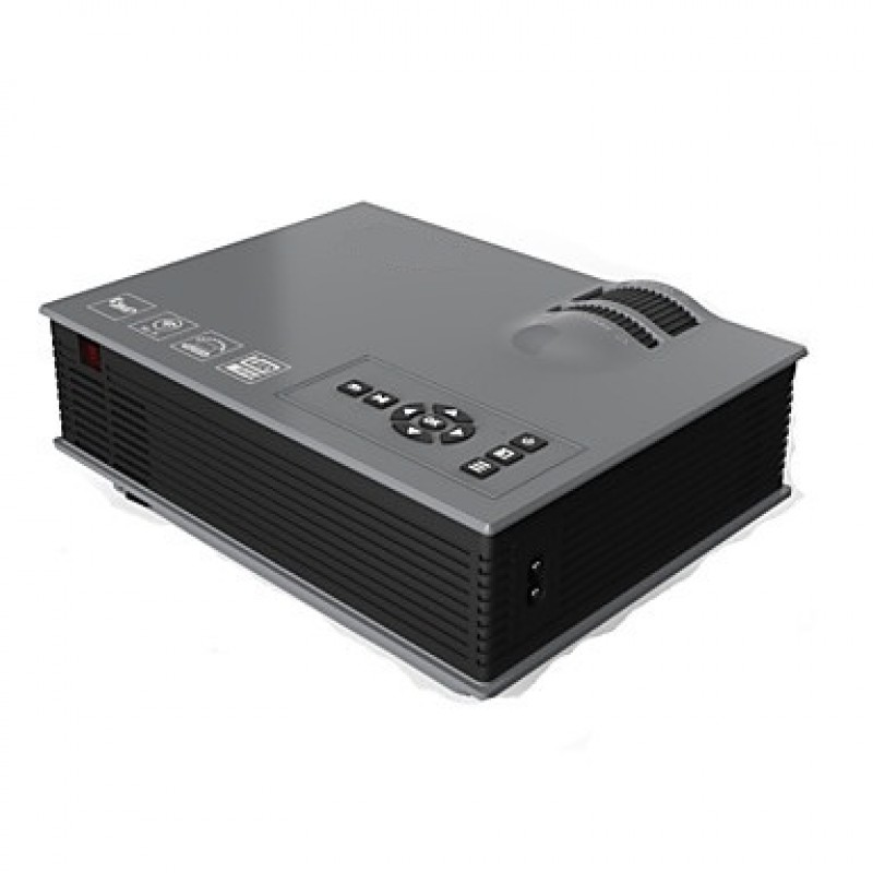  Newest Mini Led Projector Home Theater Portable Lcd Projector HD 1080p with Wifi 2.4G Wireless Screen Push UC46  